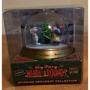 1999 Blockbuster Very Merry Whirl-Arounds Spinning Ornament A Charlie Brown Xmas